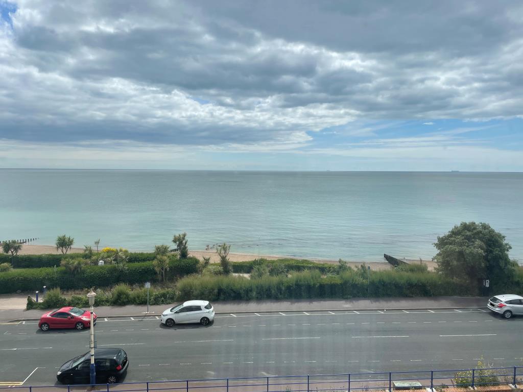 Lot: 156 - TWO-BEDROOM FLAT WITH SEA VIEWS - View of sea from living room window